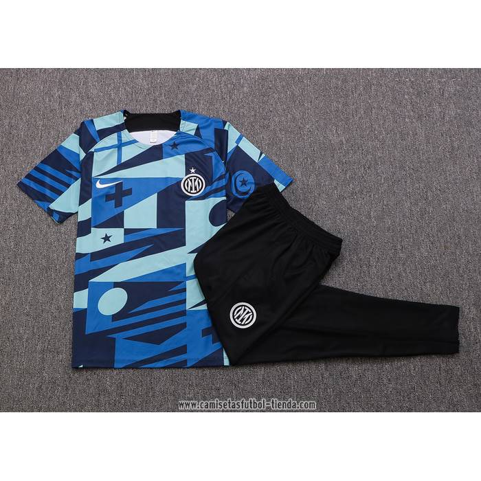 Chandal del Inter Milan 2022 2023 Manga Corta Azul